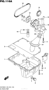 GSX-R600 Картер масляный / масляная помпа