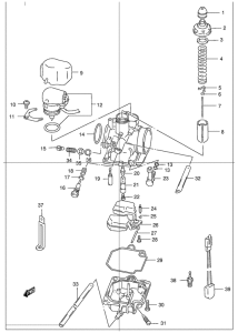 AZ50 Carburetor assy