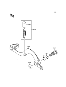  Педаль тормоза