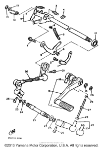 XVZ12DN Вал переключения