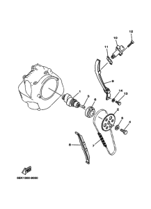 TW125 Распределительный вал & chain