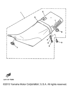 TW200J Сиденье