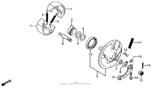  Передний тормоз