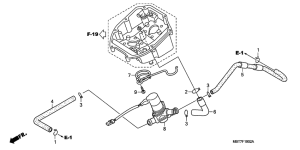 XL1000V (ABS) Воздушный регулирующий клапан