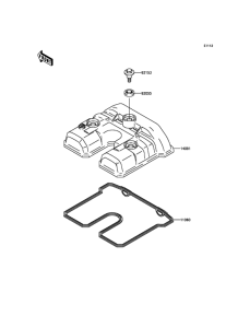  Крышка головки цилиндров