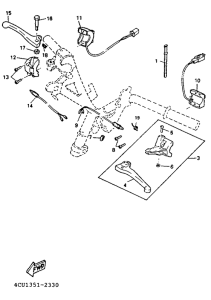 YE50 Handle switch. lever