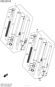 VZ800 Передняя вилка
