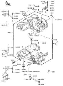 ZG1200 Картер двигателя