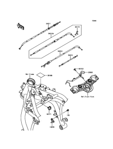 EX650 Тросы управления