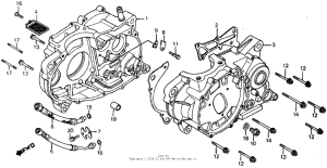 XR500R Crankcase 83-84