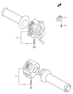 RF600 Рулевой переключатель