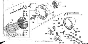 VT750C Headlight (1)