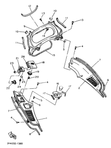 FJ1200 Обтекатель 2