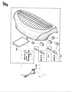 KZ400 Пружина