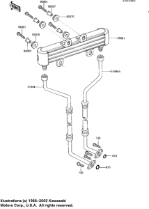 KZ1100 Масляный радиатор