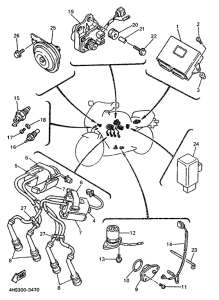 YZF750SP Электрика 1
