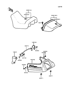 ZX400 Сиденье