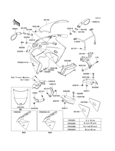 ZX600 Cowling(zx600-j2)
