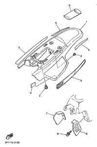 PW50 Боковые обтекатели