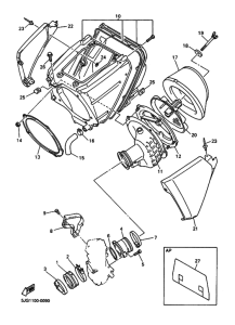 YZ426F YZ426FM Впускная система