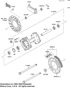  Задняя втулка
