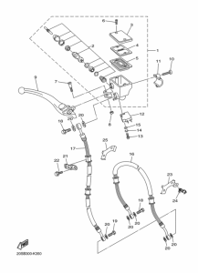 XJ6S Главный тормозной цилиндр