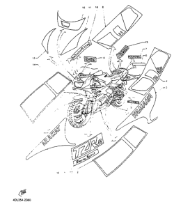 TZR125R Эмблема