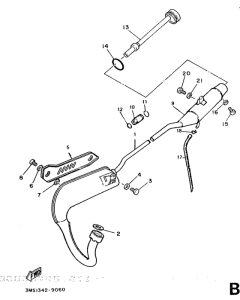 DT50R Выхлопная система