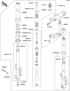 ZX750 Front fork(1 / 2)