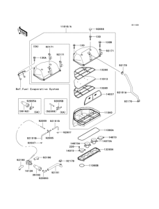 ZX600 Воздушный фильтр
