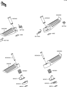 ZR1100 Подножки