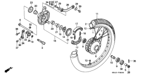 C50 Front wheel / panel