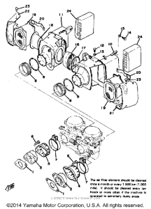 XS650C Впускная система