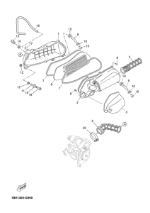 YP125R Впускная система 2