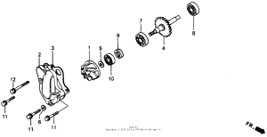 CR80R Водяной насос