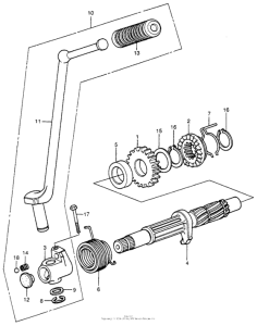 CB400 Кик стартер