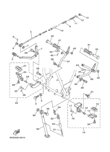 TW125 Soporte & apoyapie