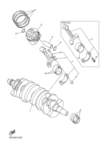 FZ6-NS Crankshaft & piston
