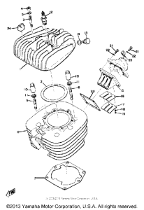 SC500A Cylinder - reed valve