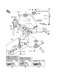 ZR1200 Топливный бак