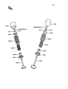 ZX400 Клапана