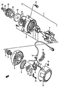 GSX-750 Альтернатор