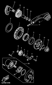 CW50RS Стартер