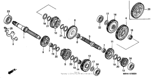 VT1100C3 Трансмиссия