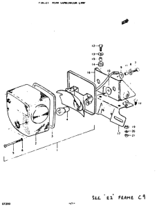 GT200 Задний комбинированный сигнал