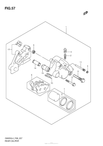 GW250 Задний суппорт