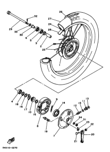 SR125L ﾌﾛﾝﾄﾎｲｰﾙ 1