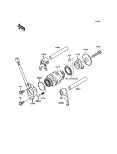  Валы и вилки переключения передач