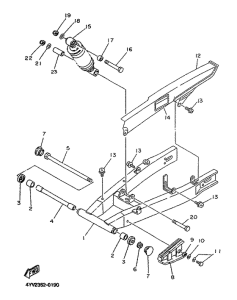 TZR50 Rear arm. suspension