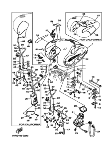 XV1700AS XV17ASX Tank fuel